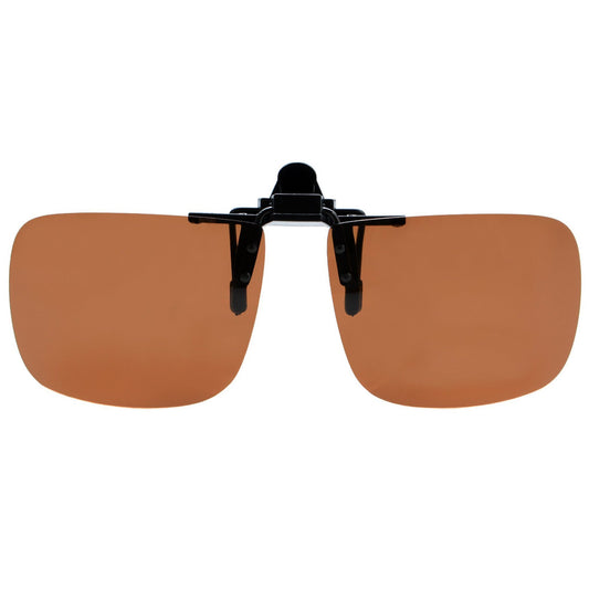 Quadratische Flip up Polarisierte Clip auf Sonnenbrille F69 (60MMx48MM)