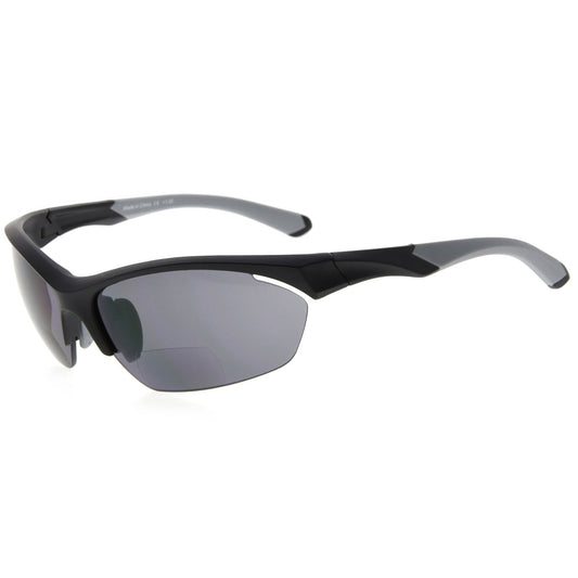 TR90 Halbe Felge Sport Bifokal-Sonnenbrille Radfahren Angeln Lesebrille SG902