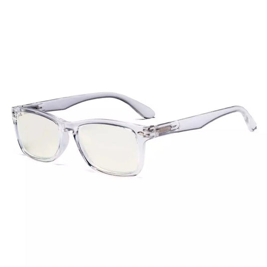 Stylish Rectangle Blue Light Filter Reading Glasses UVR075eyekeeper.com