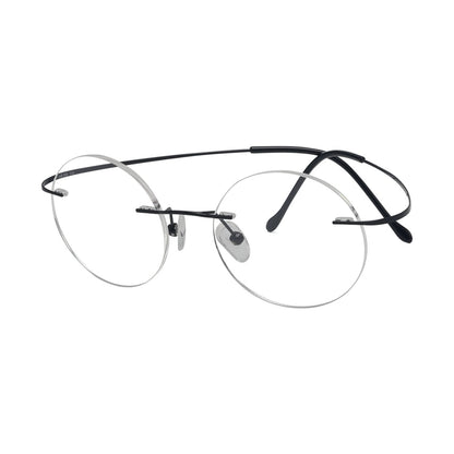 Titan Randlose Runde Lesebrille Kreis Lesebrille R15026