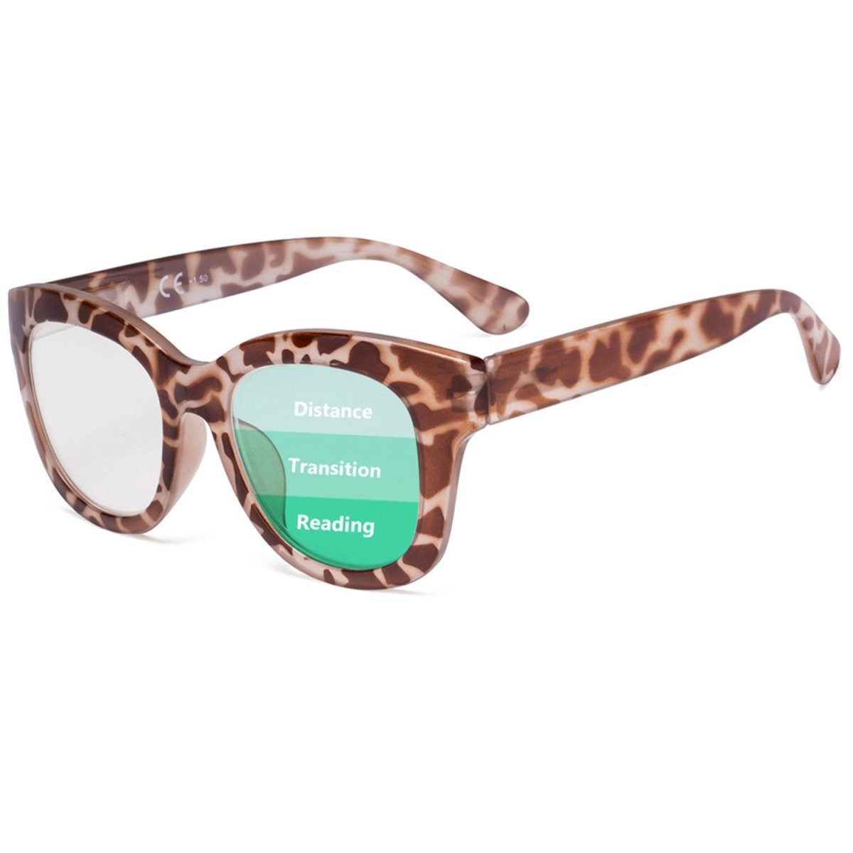 Classic Progressive Multifocus Reading Glasses Women MTR1555eyekeeper.com