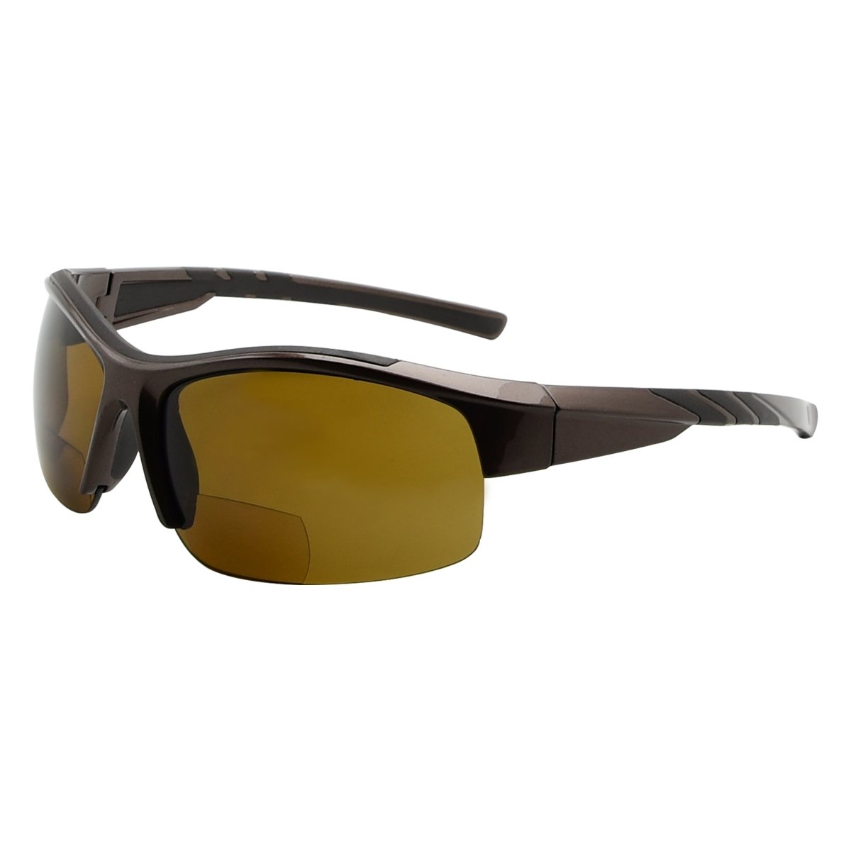 Half Rim TR90 Polarized Bifocal Reading Sunglasses TH6226PGSGeyekeeper.com