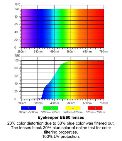 Square Butterfly Design Computer Eyeglasses LX19032-BB60eyekeeper.com